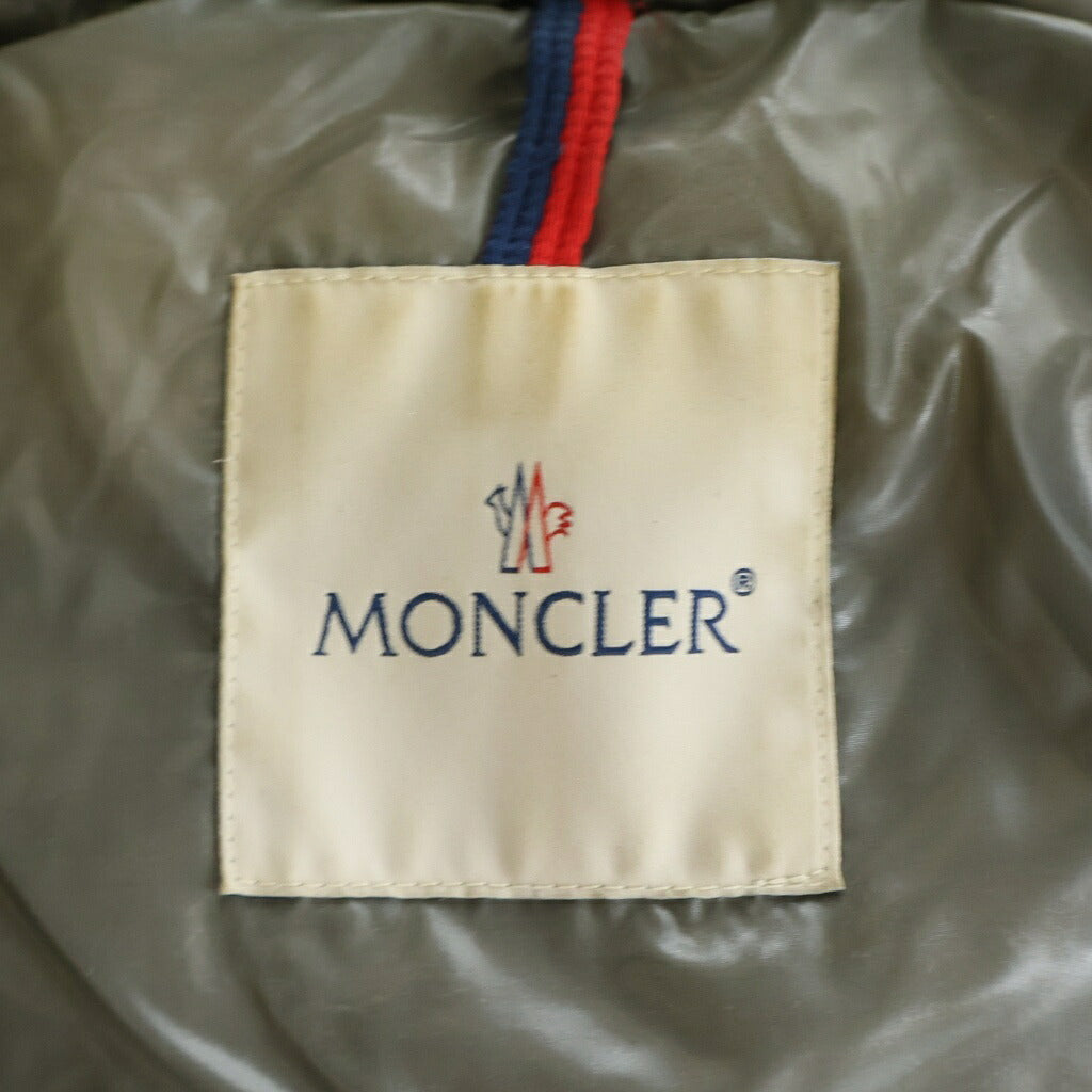 MONCLER(モンクレール) 18AW GIUBBOTTO MOKA モカ ナイロン フーデッド ダウンコート ジャケット グレー レディース D29544990005