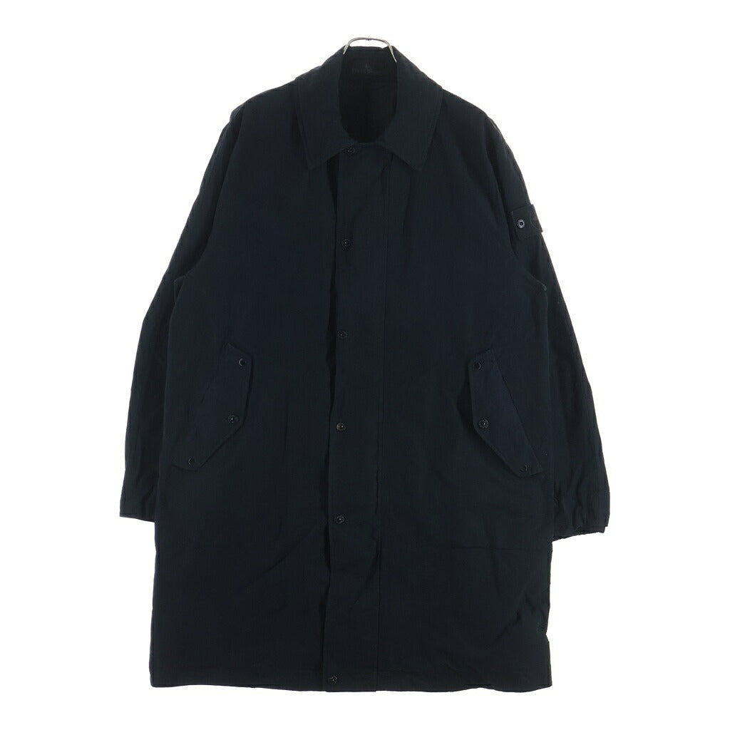 STONE ISLAND(ストーンアイランド) Parka with hood and logo patch ロゴパッチ トレンチコート L1S157100005 S0F33 ブラック