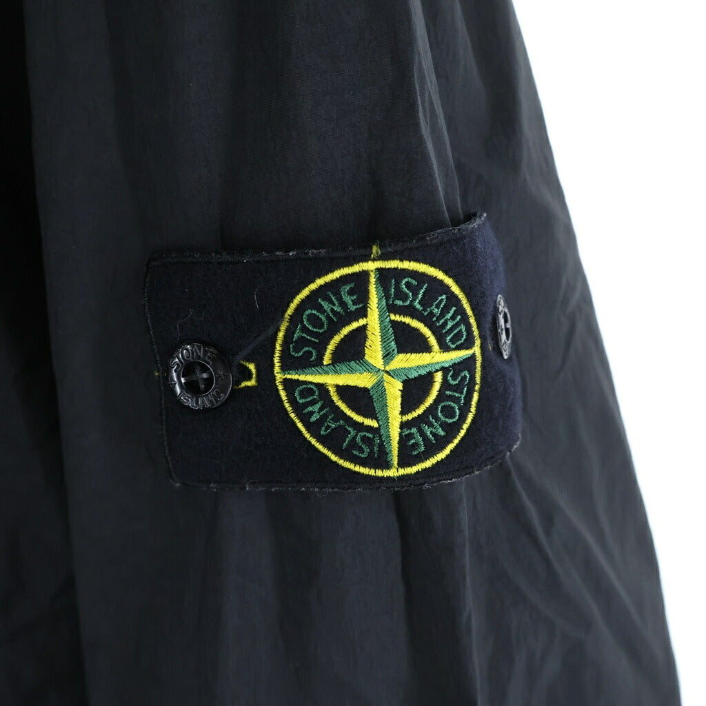 STONE ISLAND(ストーンアイランド) GARMENT DYED CRINKLE REPS NY ジップアップナイロンジャケット L1S154100001 S0A23 ブラック