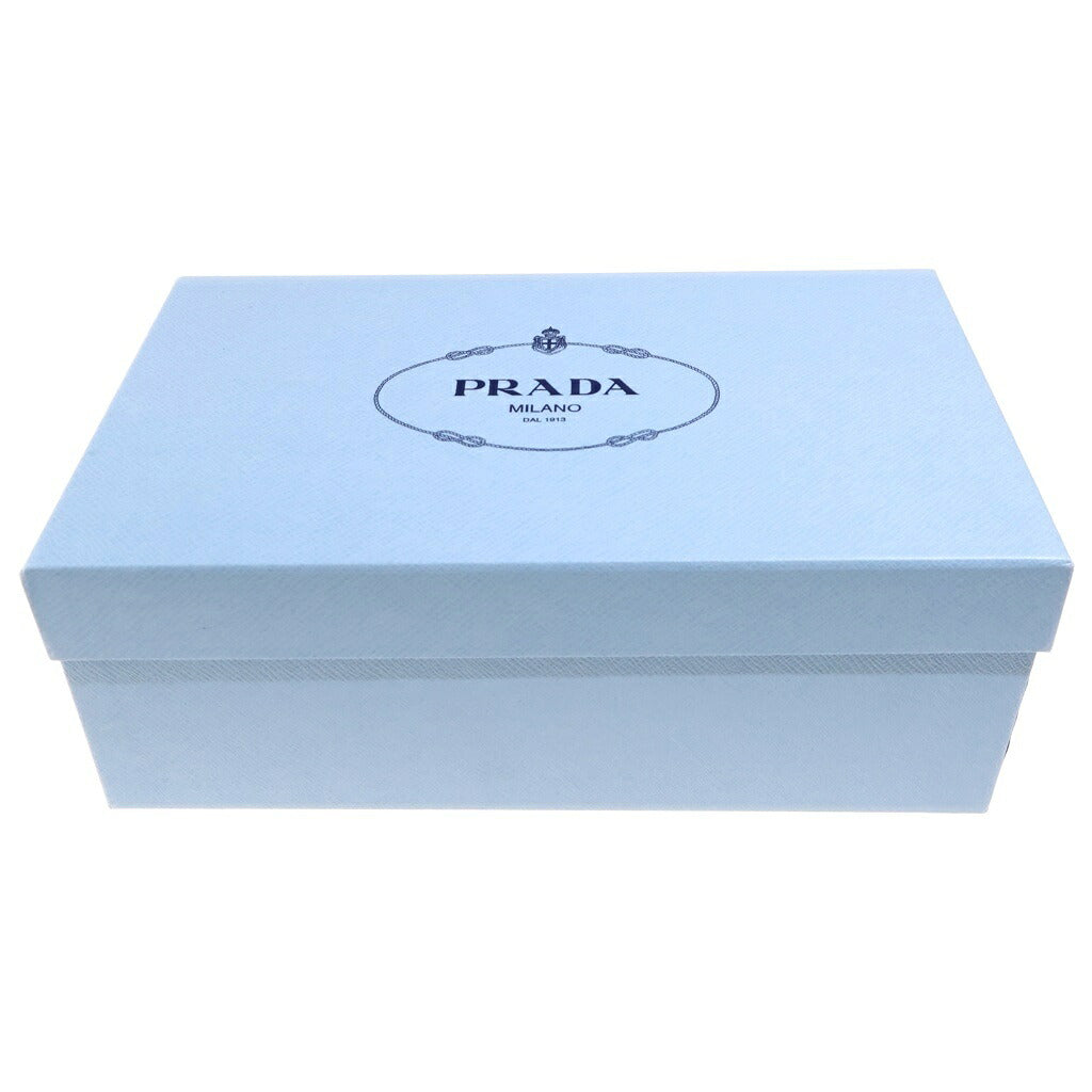 PRADA(プラダ) トライアングルロゴ ヒールサンダル ミュール 1XX644