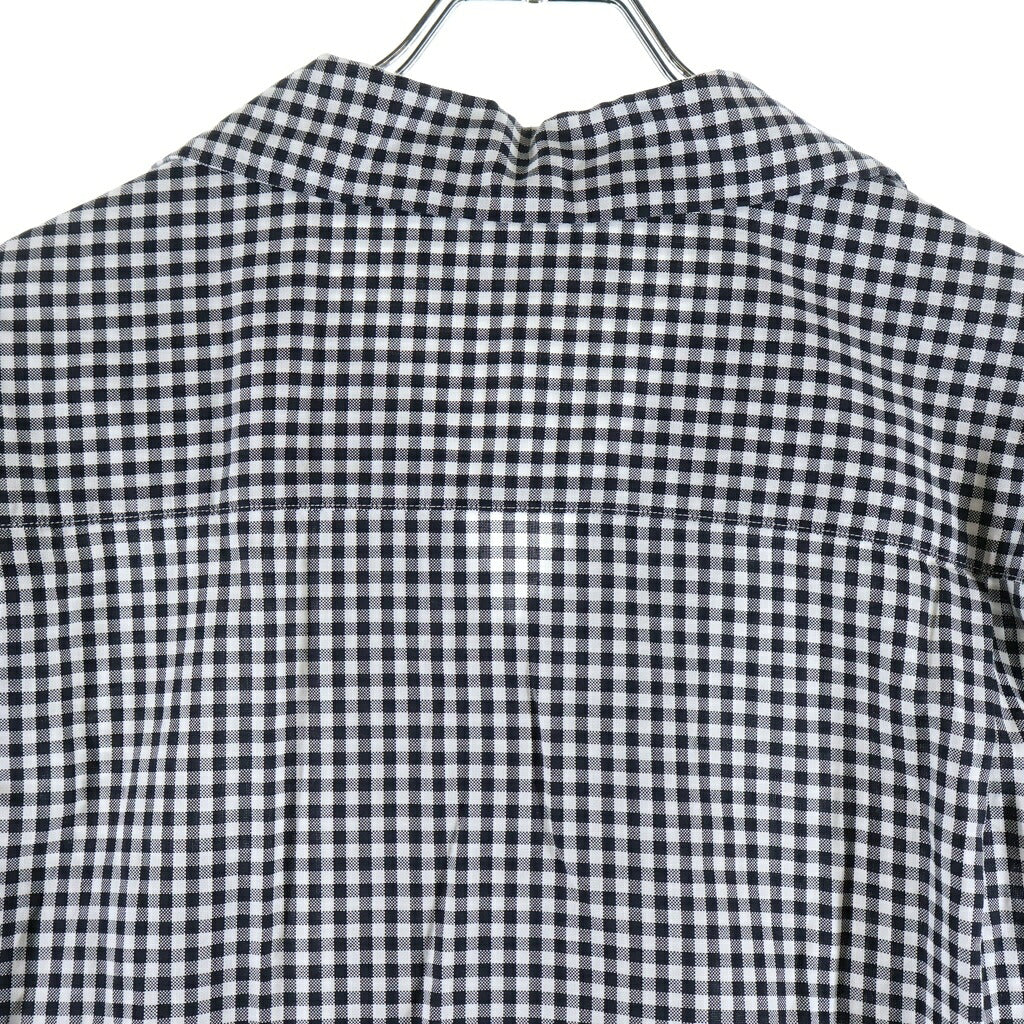 WACKO MARIA(ワコマリア) 26SS BEZ TEKSTIL GINGHAM CHECK ギンガムチェック 半袖カラーシャツ ブラック/ホワイト