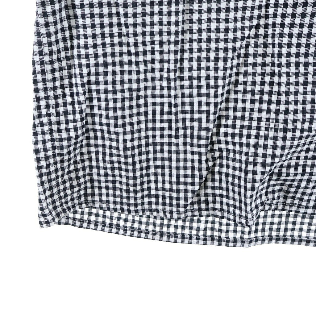 WACKO MARIA(ワコマリア) 26SS BEZ TEKSTIL GINGHAM CHECK ギンガムチェック 半袖カラーシャツ ブラック/ホワイト