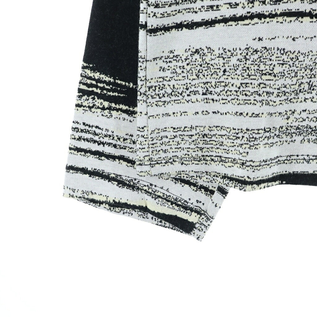 OAMC(オーエーエムシー) 21SS Noise High Neck Knit ノイズ ハイネック ニット OAMT700468 ホワイト/ブラック