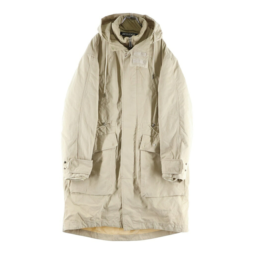 JACQUEMUS(ジャックムス) 3way LE PARKA COZI ミリタリーコート パーカー ベージュ