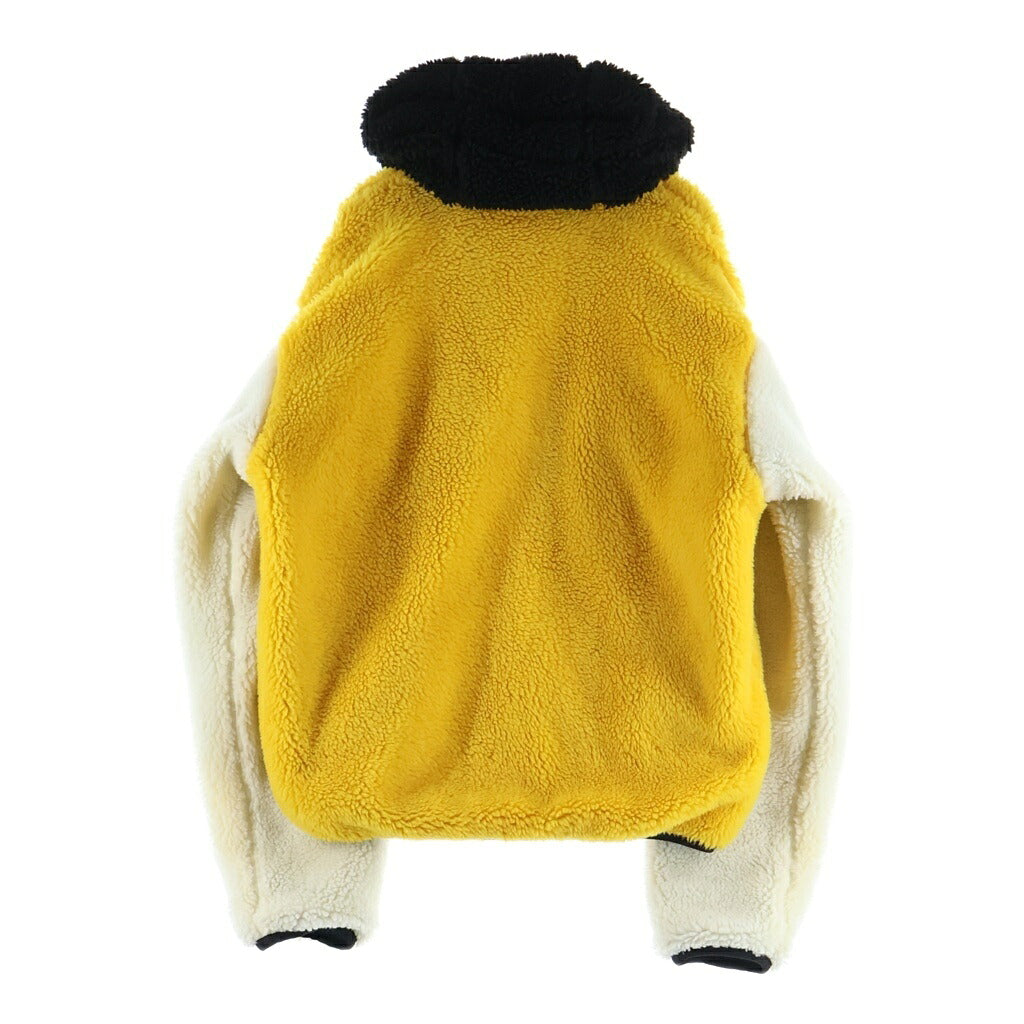 MARNI(マルニ) 21AW リップストップ ナイロン バイカラー リバーシブル フードブルゾン ジャケット JUMU0123BU ブラック/イエロー