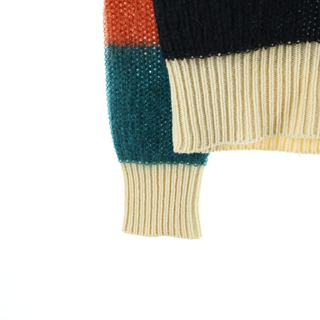 MARNI(マルニ) 20AW Multi-Border Mohair Knit GCMG0124Q0 ボーダー モヘア ニット マルチ
