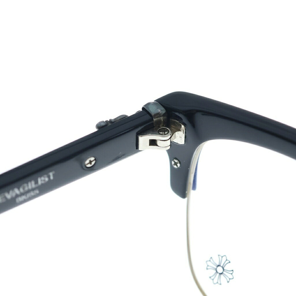 CHROME HEARTS(クロムハーツ) EVAGILIST エヴァンジェリスト ダガーテンプル ウェリントンフレーム メガネ サングラス ブラック