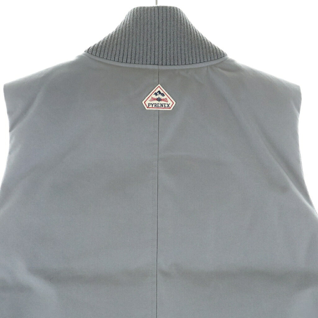 PYRENEX(ピレネックス) 21AW KLEMENS クレメンス ダウンベスト ポリエステルギャバジン グレー HMQ047