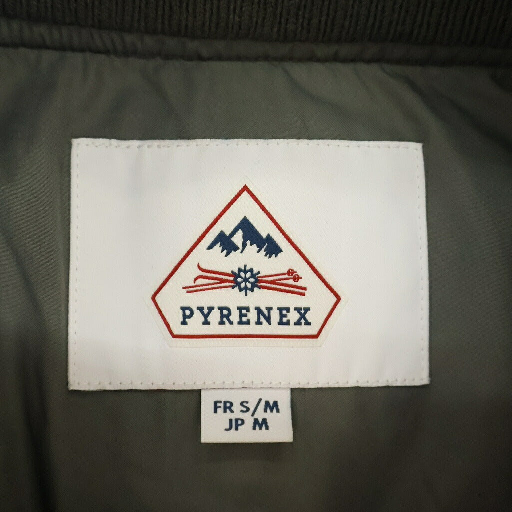 PYRENEX(ピレネックス) 21AW KLEMENS クレメンス ダウンベスト ポリエステルギャバジン グレー HMQ047