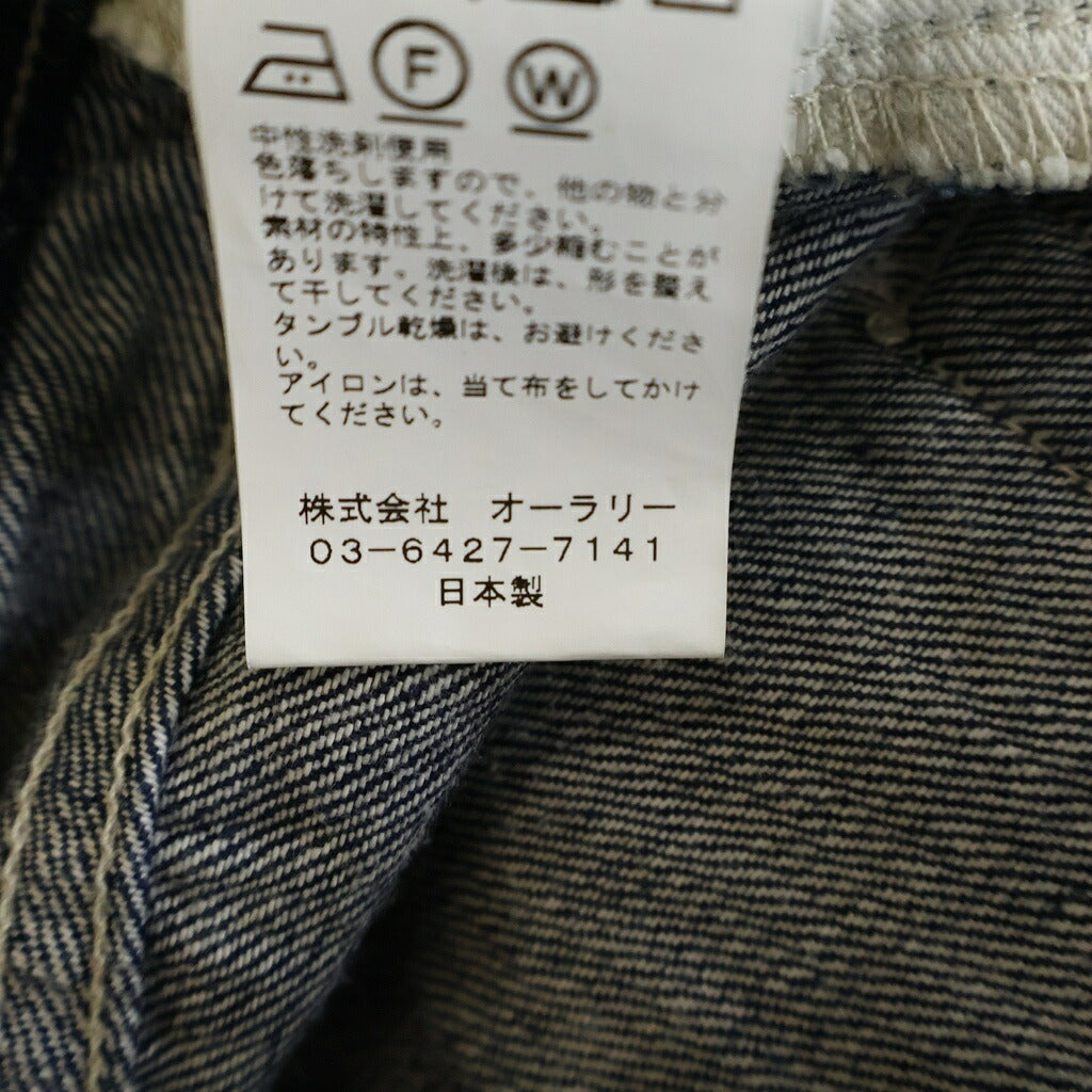 AURALEE(オーラリー) 24SS SELVEDGE LIGHT DENIM A24SP03SD セルヴィッジ ライト デニム パンツ インディゴ