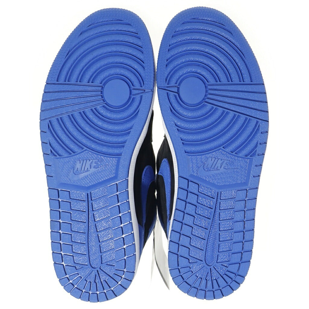 NIKE(ナイキ) AIR JORDAN 1 RETRO HIGH ROYAL REIMAGINED DZ5485-042 エアジョーダン1 レトロ ハイ OG ロイヤル リイマジンド ハイカットスニーカー シューズ US8.5/26.5cm ブラック/ブルー