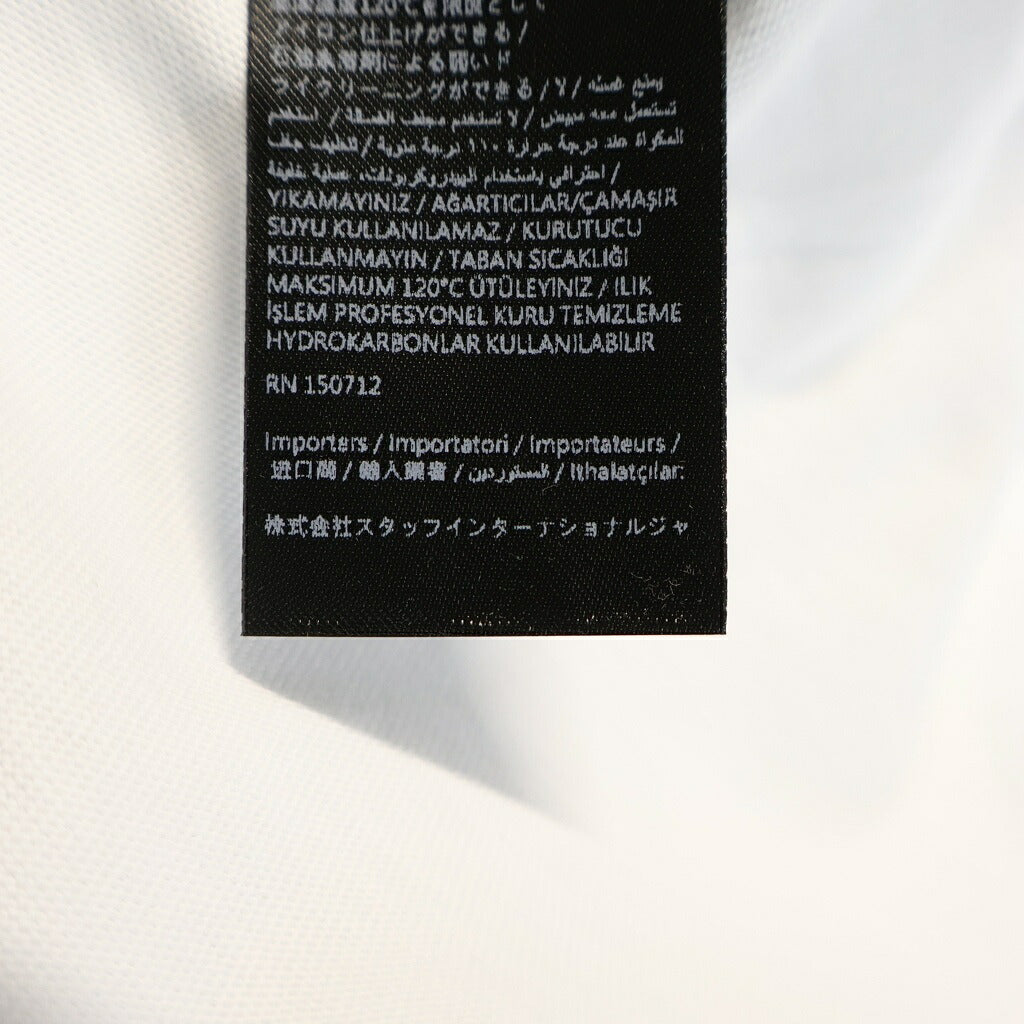 AMIRI(アミリ) Embroidered Logo Tee フロントロゴ刺繍 半袖Tシャツ カットソー ホワイト AMJYTE1248