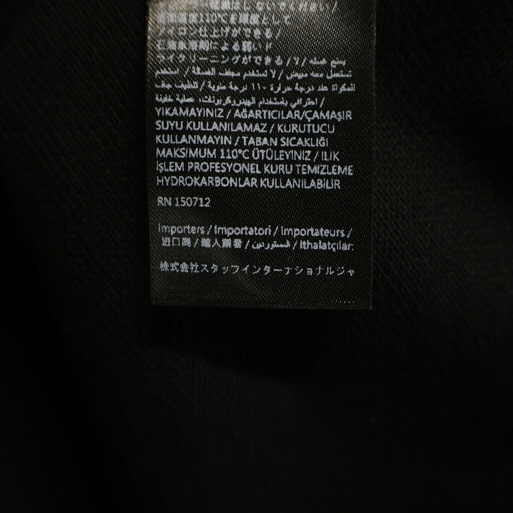 AMIRI(アミリ) Contrasting Trim Polo Shirt AMJYPO1018M ロゴ刺繍 半袖ポロシャツ ブラック AMJYPO1018