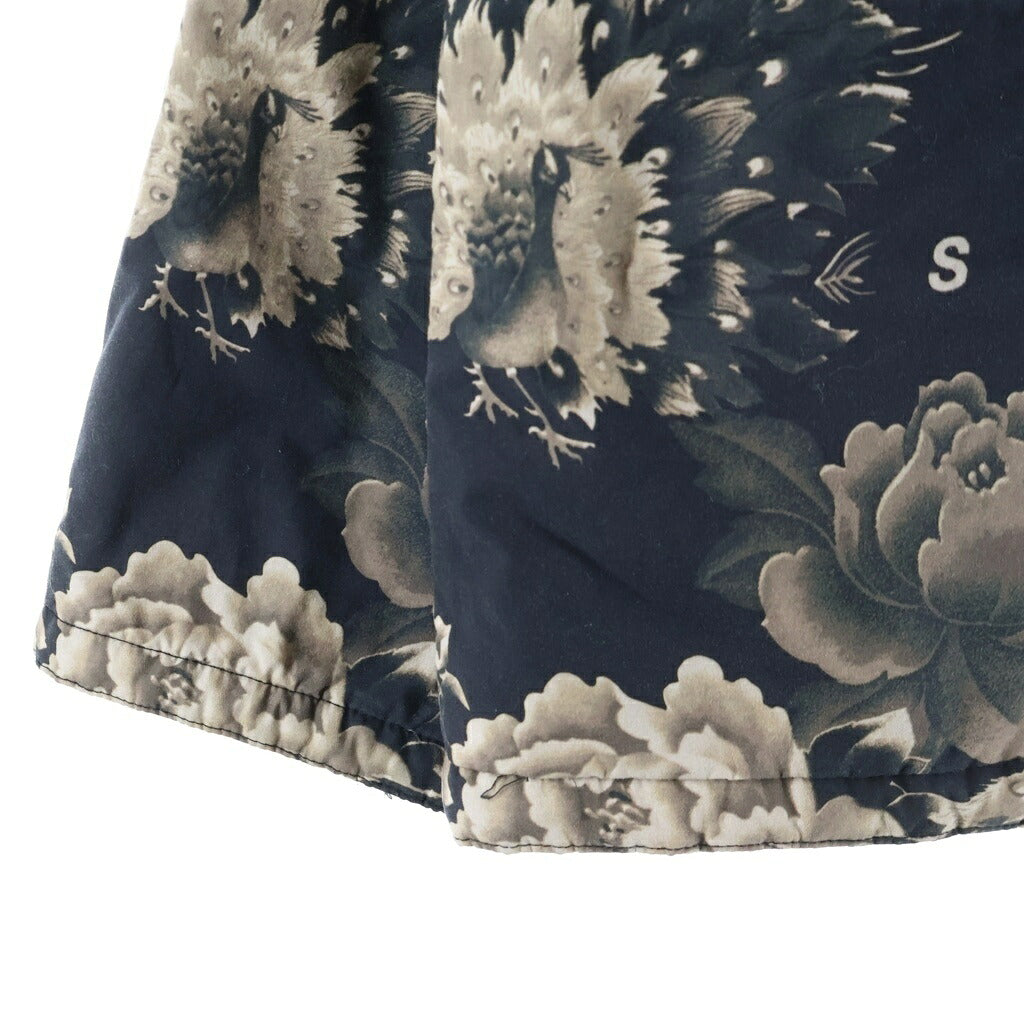 SUPREME(シュプリーム) 21SS Peacock Jacket ピーコック ジャケット フラワー柄 チャイナ服 ブラック
