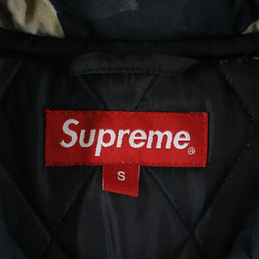 SUPREME(シュプリーム) 21SS Peacock Jacket ピーコック ジャケット フラワー柄 チャイナ服 ブラック