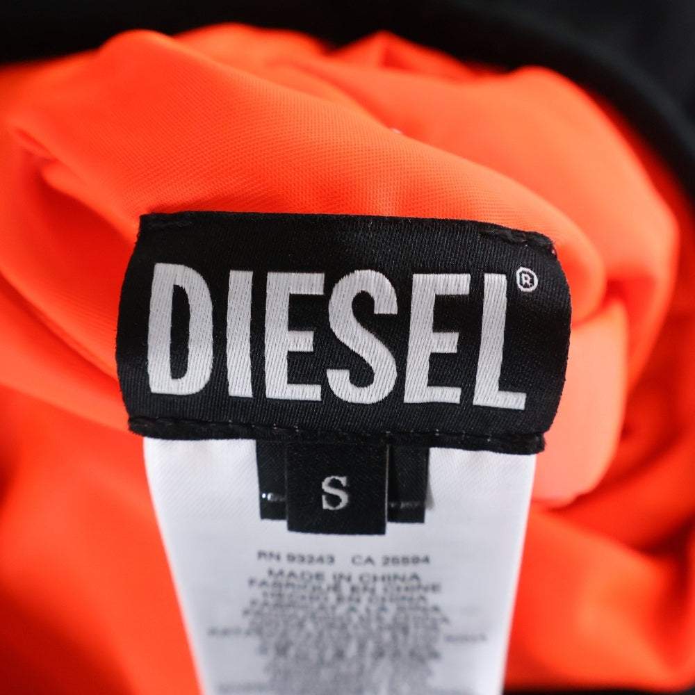 DIESEL(ディーゼル) J-ROSS-NEW ミリタリー ボンバー ジャケット ブラック A08174