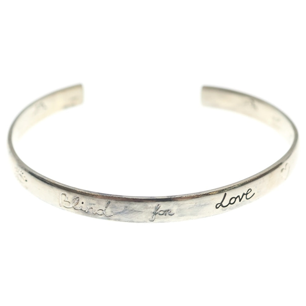 GUCCI(グッチ) BLIND FOR LOVE ブラインド フォー ラブ バングル ブレスレット シルバー 454287 レディース