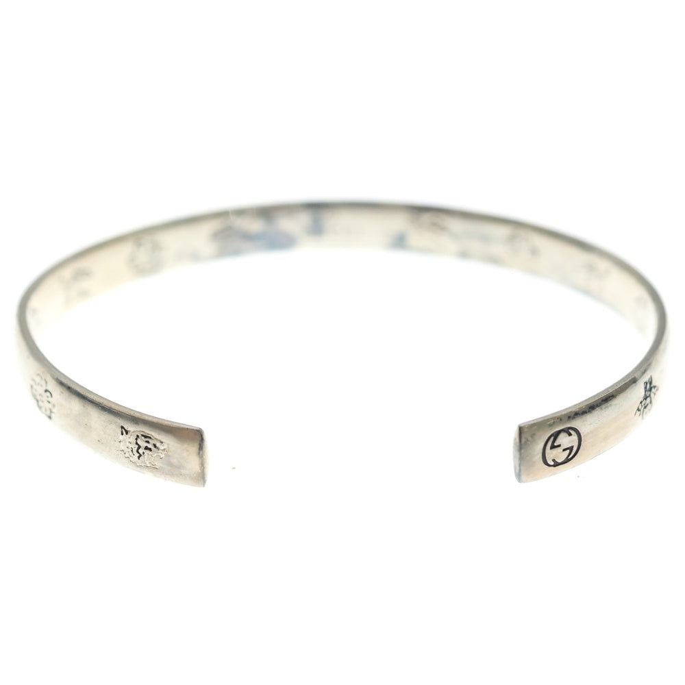 GUCCI(グッチ) BLIND FOR LOVE ブラインド フォー ラブ バングル ブレスレット シルバー 454287 レディース