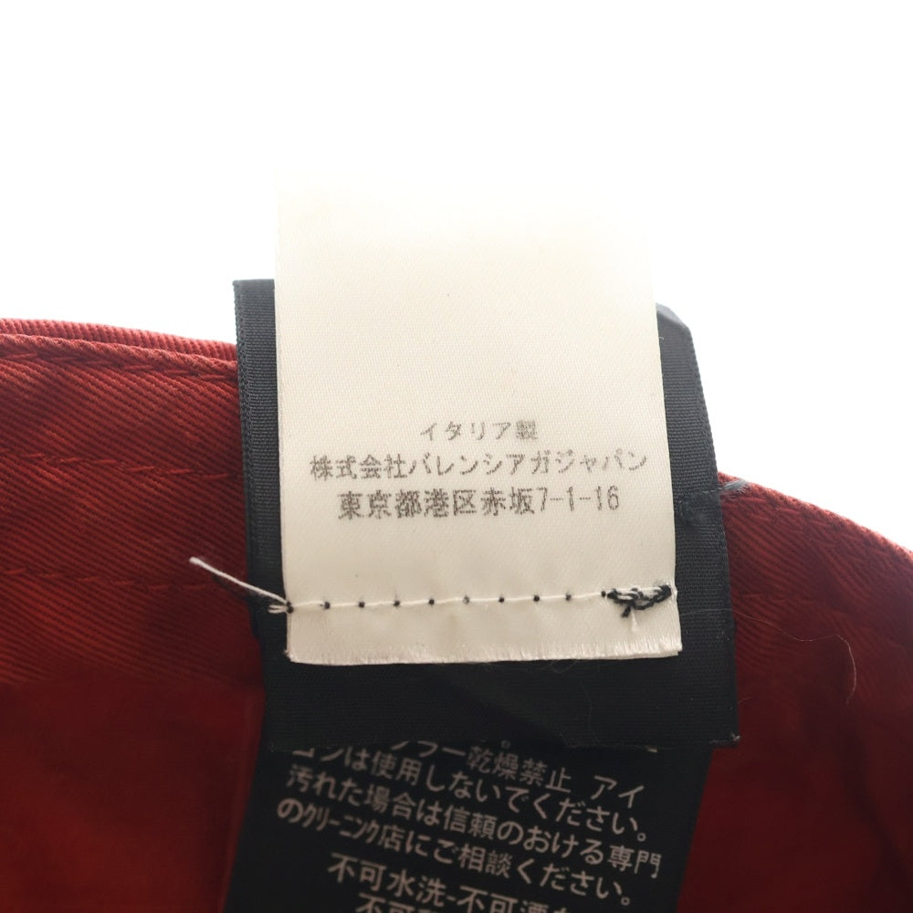 BALENCIAGA(バレンシアガ) キャンペーン ロゴ キャップ 帽子 レッド 474622 410B7