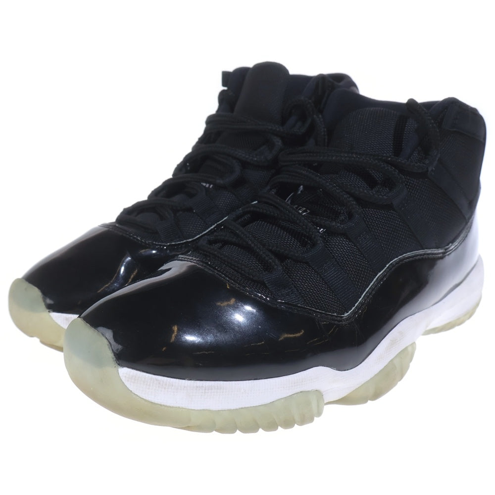 NIKE(ナイキ) 【観賞用 2016年製】 AIR JORDAN 11 RETRO SPACE JAM エアジョーダン 11 レトロ スペースジャム ハイカットスニーカー ブラック/ホワイト US10/28cm 378037‐003