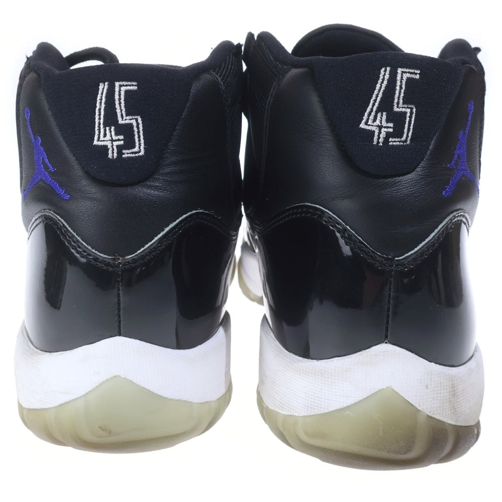 NIKE(ナイキ) 【観賞用 2016年製】 AIR JORDAN 11 RETRO SPACE JAM エアジョーダン 11 レトロ スペースジャム ハイカットスニーカー ブラック/ホワイト US10/28cm 378037‐003
