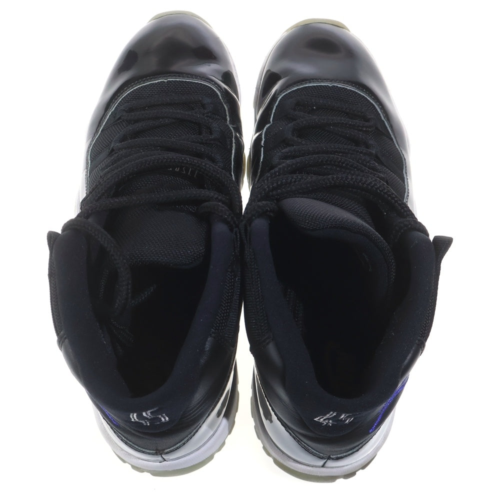 NIKE(ナイキ) 【観賞用 2016年製】 AIR JORDAN 11 RETRO SPACE JAM エアジョーダン 11 レトロ スペースジャム ハイカットスニーカー ブラック/ホワイト US10/28cm 378037‐003