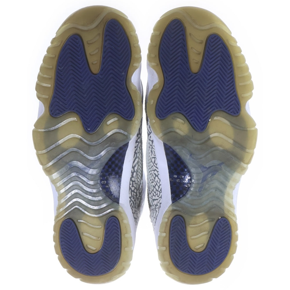 NIKE(ナイキ) 【観賞用 2015年製】 AIR JORDAN 11 RETRO LOW IE COBALT エアジョーダン11 レトロ ロー コバルト ローカットスニーカー ホワイト US11/29cm 306008-102