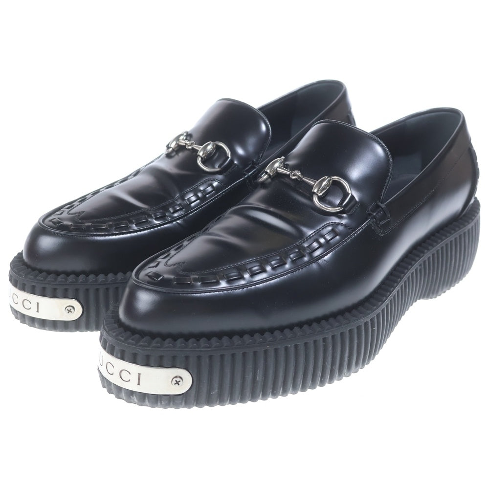 GUCCI(グッチ) ホースビット クリーパーローファー シューズ ブラック 797095