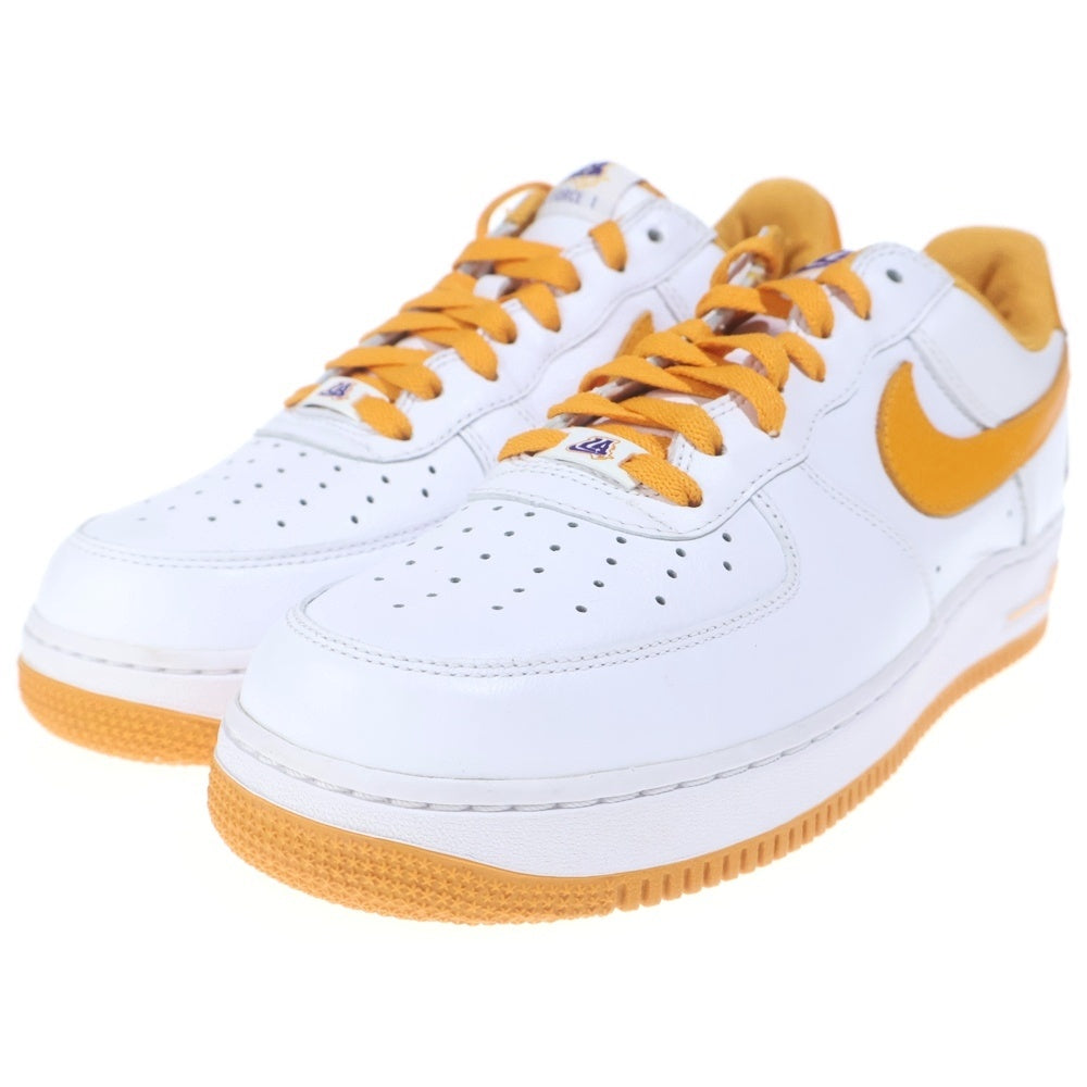 NIKE(ナイキ) AIR FORCE 1 LOW RETRO 845053-103 エアフォース1 ロー レトロ ロサンゼルス ローカットスニーカー シューズ ホワイト/イエロー US10/28.0cm