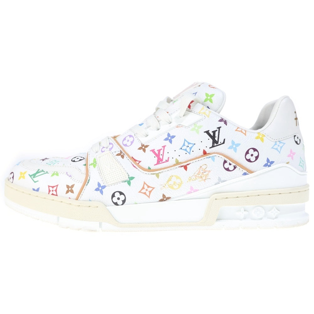 LOUIS VUITTON(ルイヴィトン) ×TM LV Trainer Sneaker 1AHEKF LVトレーナー モノグラム ローカットスニーカー シューズ ホワイト/マルチカラー