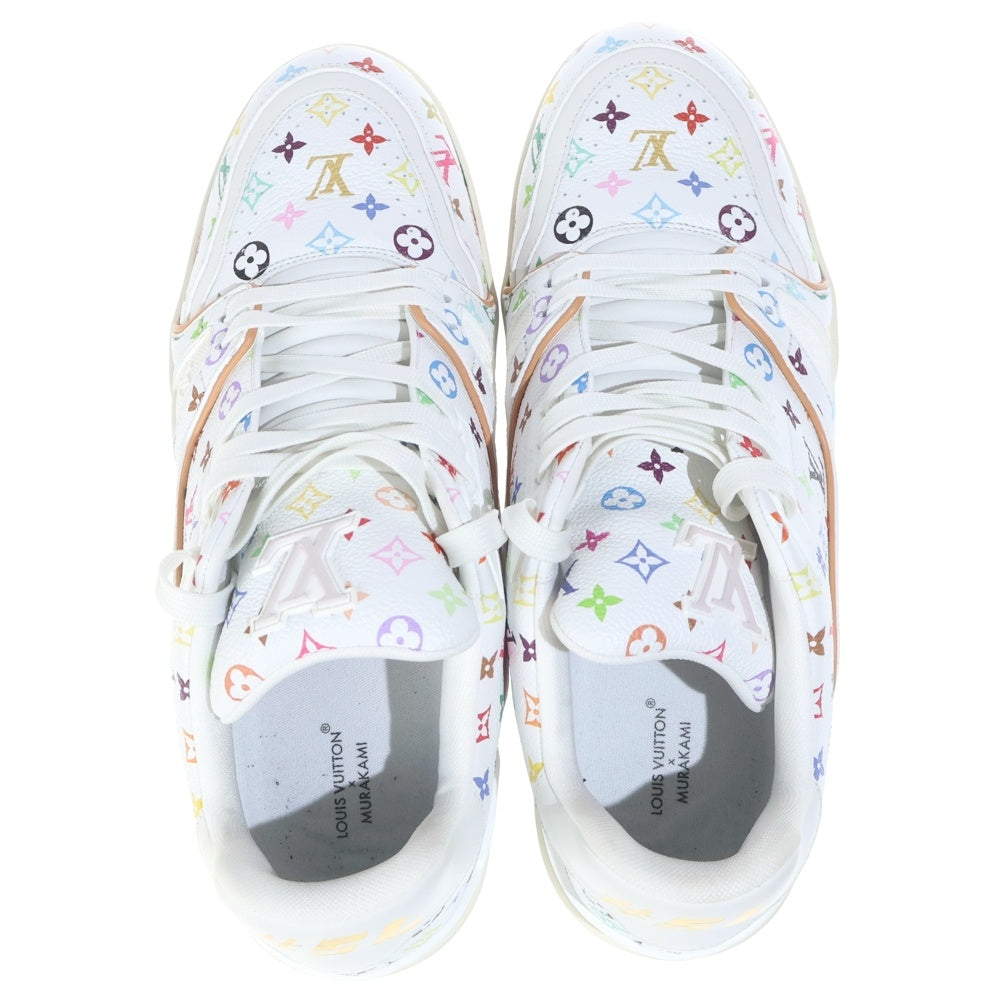 LOUIS VUITTON(ルイヴィトン) ×TM LV Trainer Sneaker 1AHEKF LVトレーナー モノグラム ローカットスニーカー シューズ ホワイト/マルチカラー