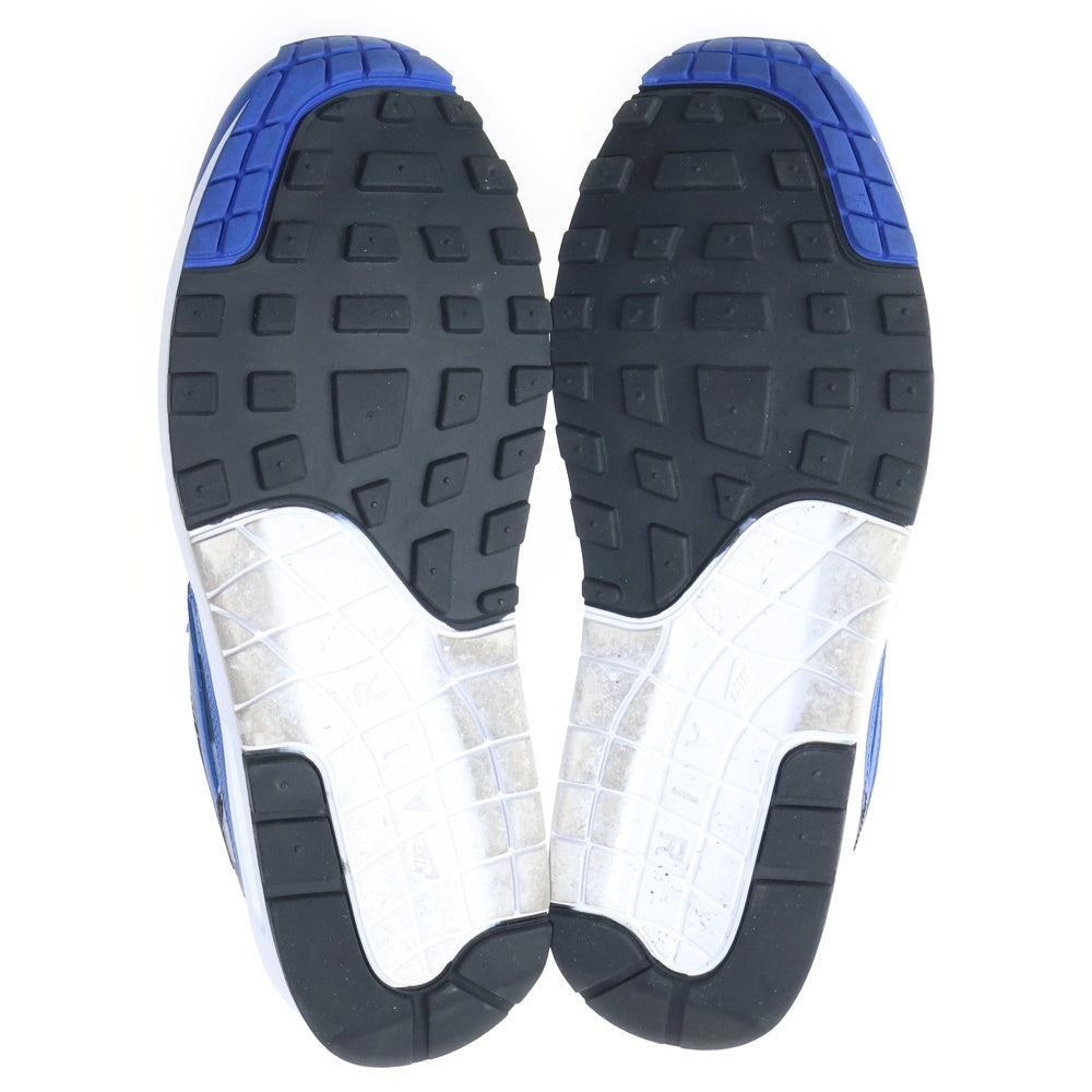NIKE(ナイキ) × atmos AIR MAX1 PRNT AQ0927-100 アトモス エアマックス1 プリント ローカットスニーカー シューズ ホワイト/ブルー US9.5/27.5cm