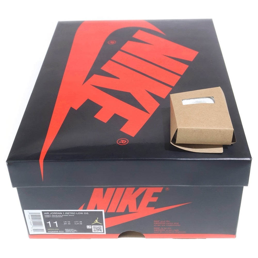 NIKE(ナイキ) AIR JORDAN 1 RETRO LOW OG CHICAGO HQ6998-600 エアジョーダン レトロ シカゴ ローカットスニーカー シューズ ホワイト/レッド/ブラック US11/29.0cm