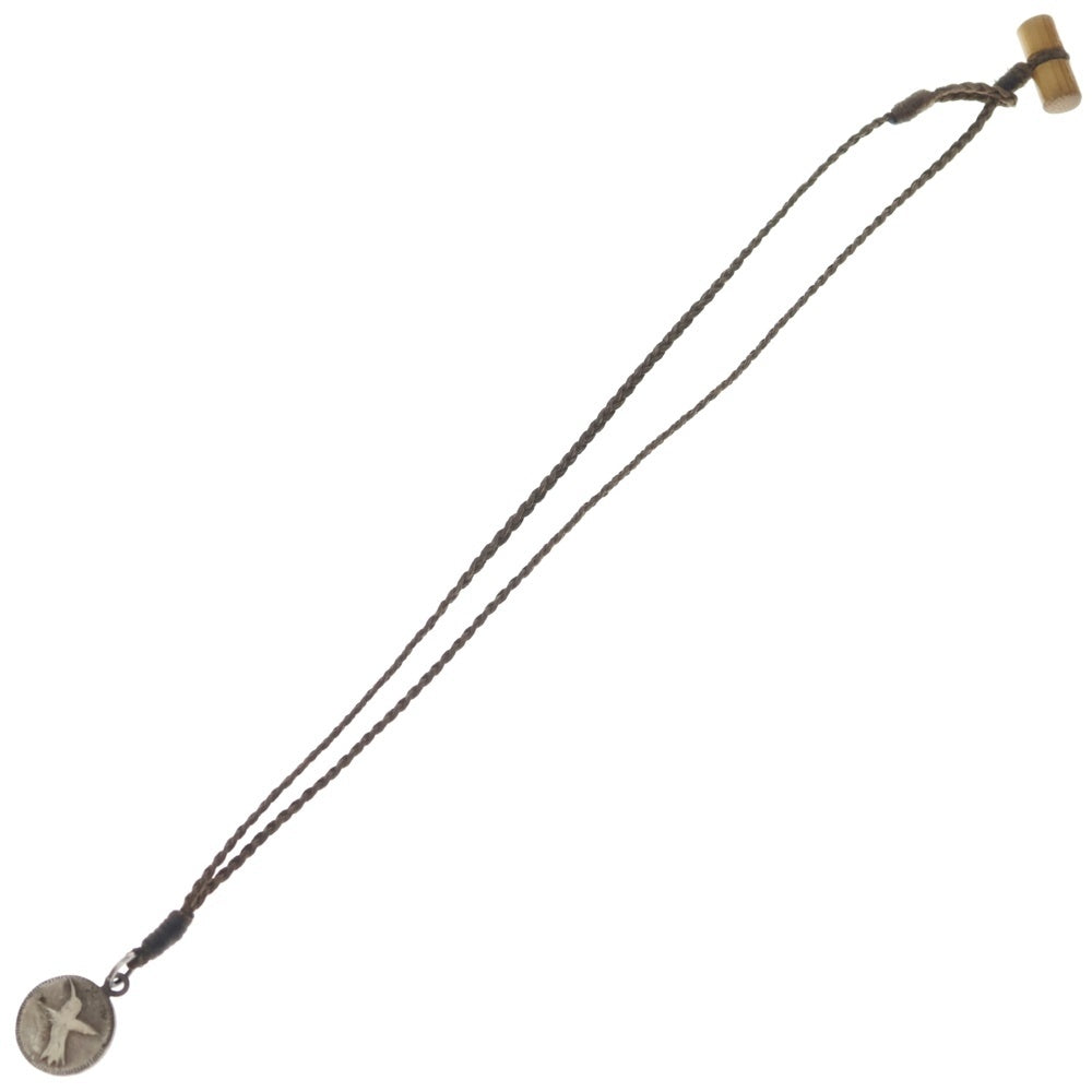 FREE CITY(フリーシティ) Large Coin Sparrow Silver Necklace ラージ コイン スパロウ シルバー ネックレス シルバー