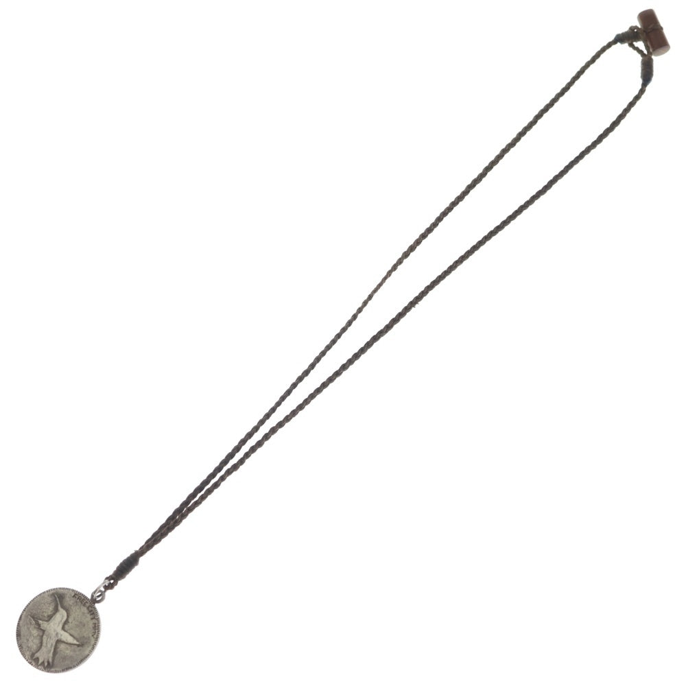 FREE CITY(フリーシティ) Large Coin Sparrow Silver Necklace ラージ コイン スパロウ シルバー ネックレス シルバー