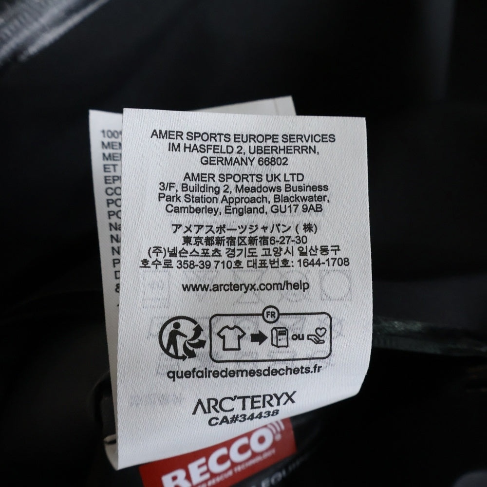 ARC'TERYX(アークテリクス) BETA JACKET ベータジャケット マウンテン パーカー ブラック 00001051302