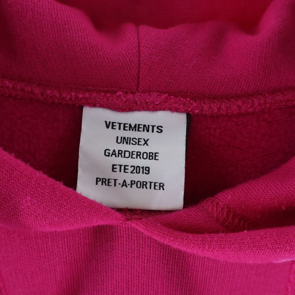 VETEMENTS(ヴェトモン) 19SS CARTOON HOODIE カートゥーン フーディー