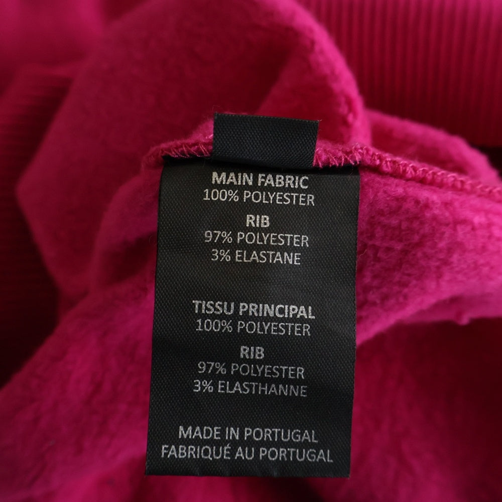 VETEMENTS(ヴェトモン) 19SS CARTOON HOODIE カートゥーン フーディー フロント刺繍 プルオーバーパーカー ピンク USS197010