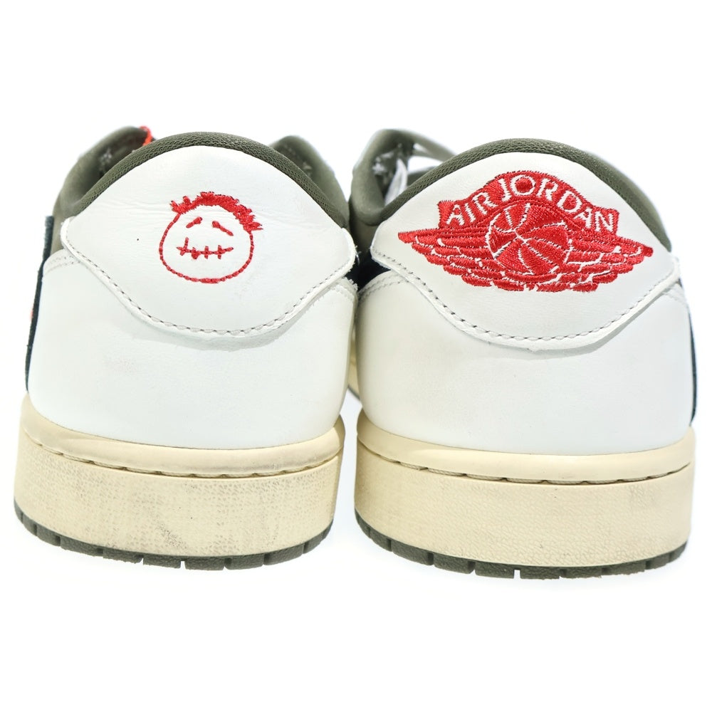NIKE(ナイキ) ×TRAVIS SCOTT AIR JORDAN 1 LOW OG SP REVERSE OLIVE トラヴィススコット エアジョーダン1 リバースオリーブ ローカットスニーカー US11.5/29.5cm DM7866-200