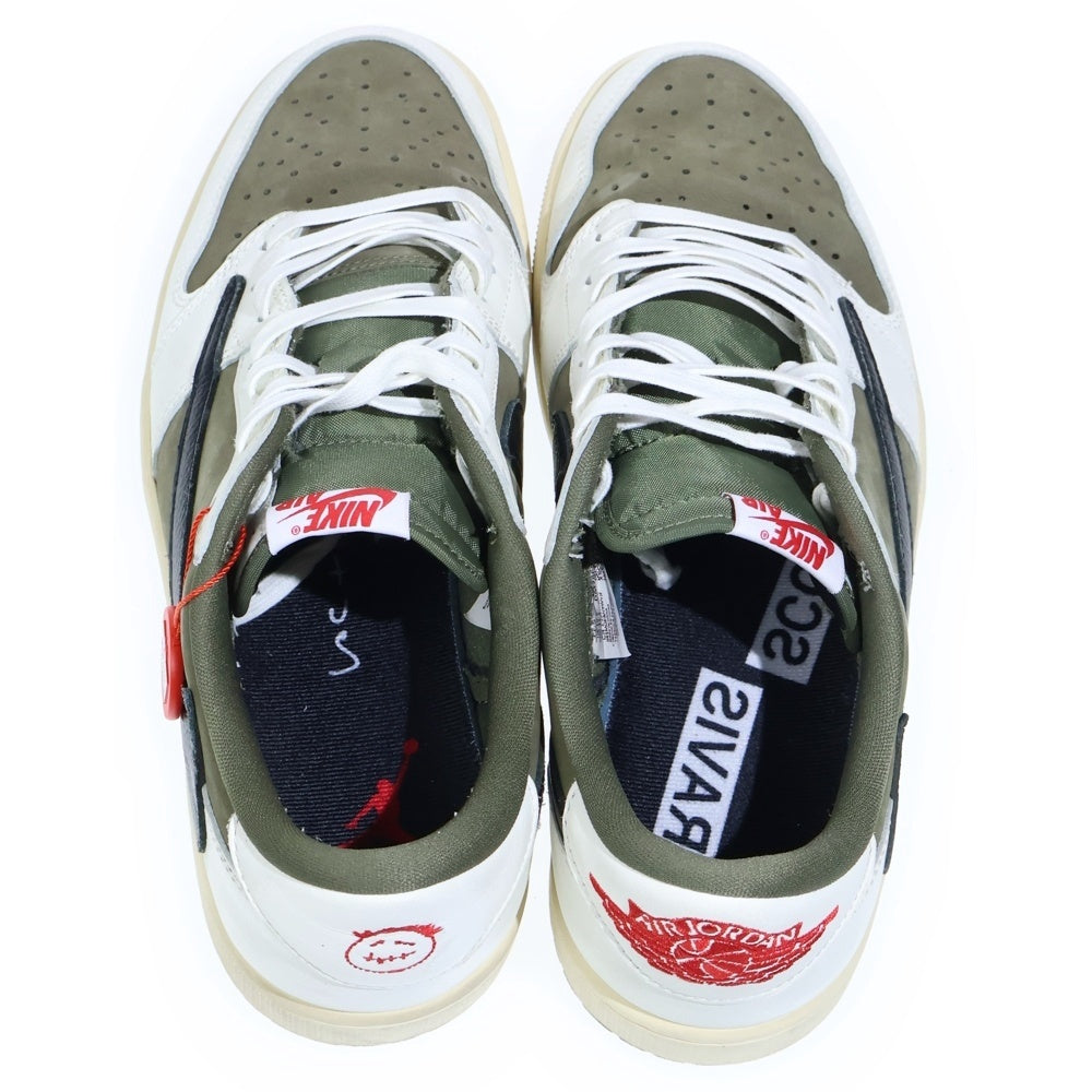 NIKE(ナイキ) ×TRAVIS SCOTT AIR JORDAN 1 LOW OG SP REVERSE OLIVE トラヴィススコット エアジョーダン1 リバースオリーブ ローカットスニーカー US11.5/29.5cm DM7866-200