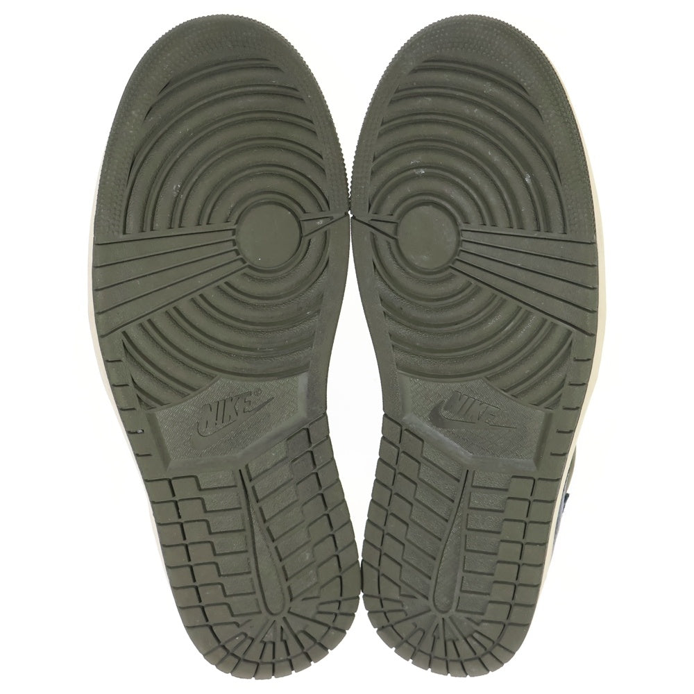 NIKE(ナイキ) ×TRAVIS SCOTT AIR JORDAN 1 LOW OG SP REVERSE OLIVE トラヴィススコット エアジョーダン1 リバースオリーブ ローカットスニーカー US11.5/29.5cm DM7866-200
