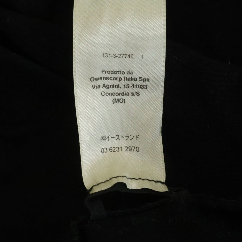 Rick Owens(リックオウエンス) 25SS コットン半袖Tシャツ ブラック RU01E5232-JA