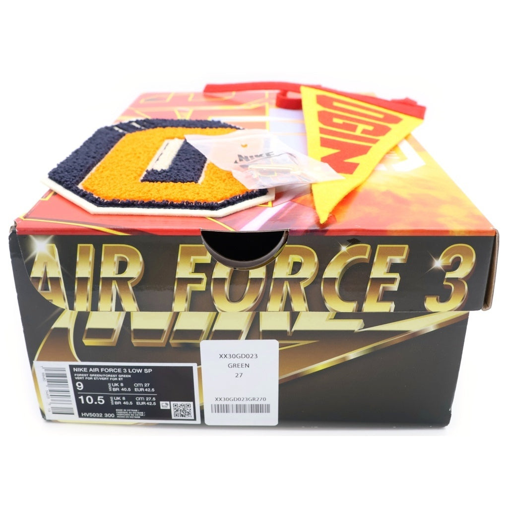 NIKE(ナイキ) × NIGO AIR FORCE 3 LOW SP ニゴー エアフォース3 ローカット スニーカー グリーン US9/27cm HV5032‐300
