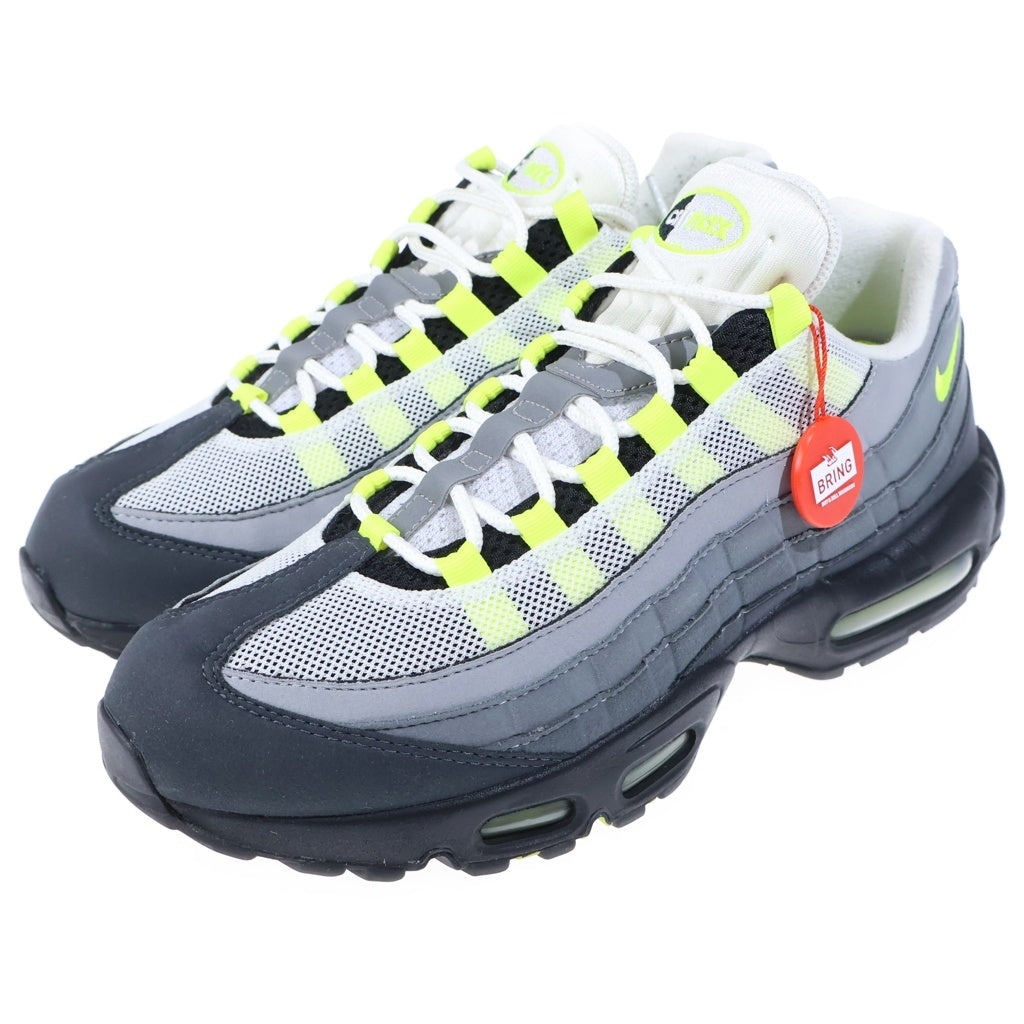 NIKE(ナイキ) AIR MAX 95 OG エアマックス イエローグラデ ローカットスニーカー グレー/イエロー US9.5/27.5cm CT1689-001
