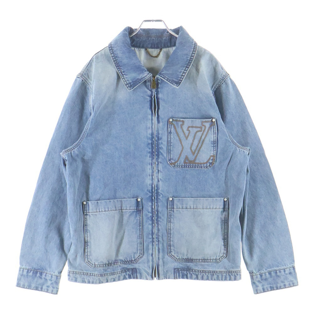 LOUIS VUITTON(ルイヴィトン) 25SS ワークウェアLVデニムジャケット インディゴ RM251M PCP HTA50W