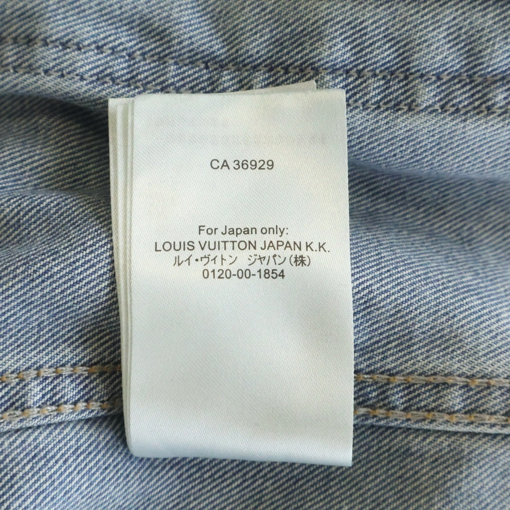 LOUIS VUITTON(ルイヴィトン) 25SS ワークウェアLVデニムジャケット インディゴ RM251M PCP HTA50W