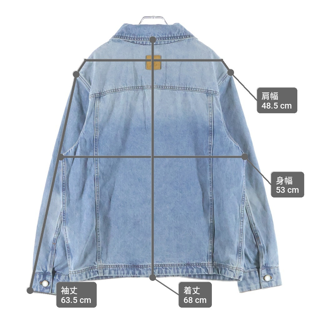 LOUIS VUITTON(ルイヴィトン) 25SS ワークウェアLVデニムジャケット インディゴ RM251M PCP HTA50W
