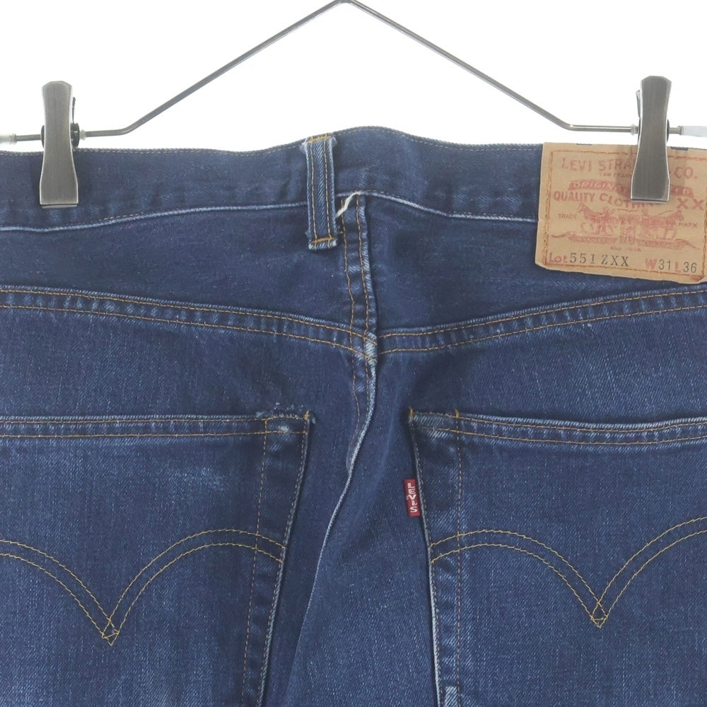 Levi's(リーバイス) 90S 551ZXX ボタン裏555 BIG E バレンシア製 ジップフライ デニムパンツ ジーンズ インディゴ