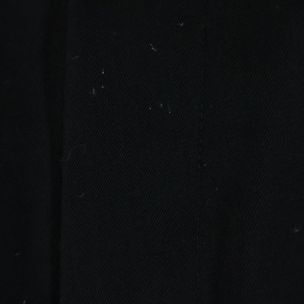 Y's for men(ワイズフォーメン) WOOL GABADINE TACK WIDE PANTS ウールギャバジンタックワイドパンツ ブラック MS-P35-100
