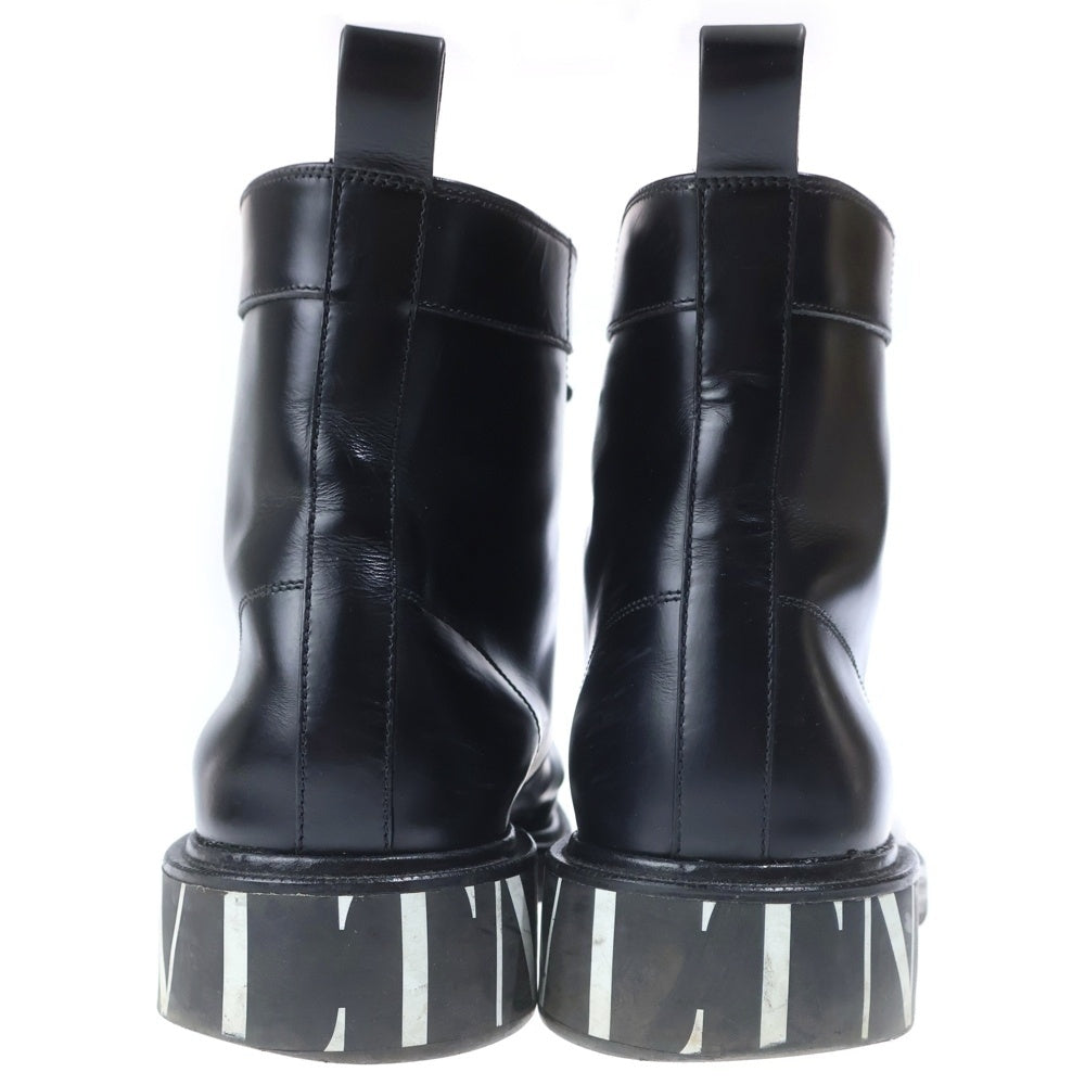 VALENTINO(ヴァレンティノ) Lace Up Leather Boots レースアップ レザーブーツ ブラック B2B52RY